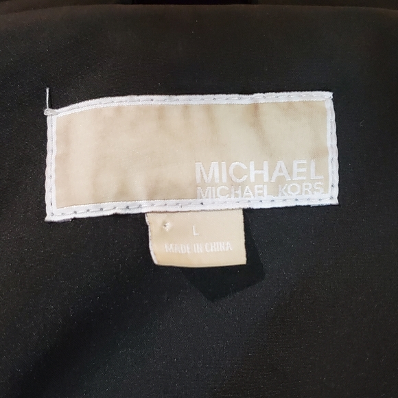 Michael Kors Belted Jacket W/Removable Hood SZ L - Picture 10 of 12